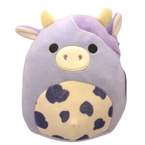 Squishmallow 7" Bubba Cow Farm Squad Squishy Soft‎ Plush Toy Stuffed Animal NEW